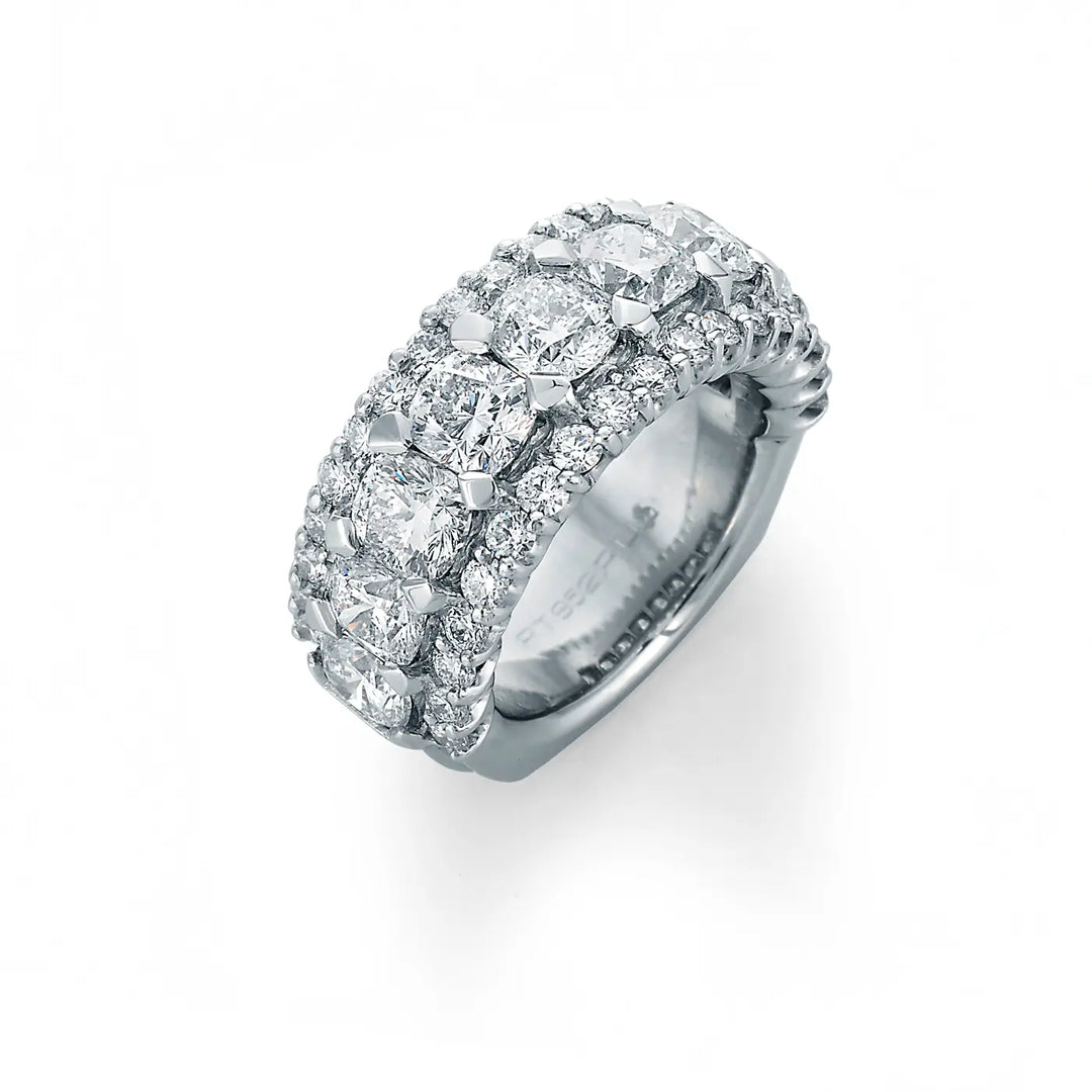 Platinum Diamond Wedding Band