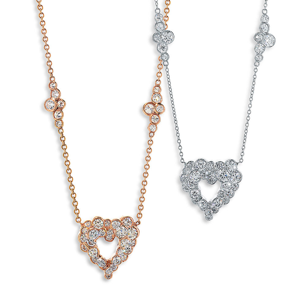 The CumuLLus Collection® Heart Necklaces – Dazzling Diamonds