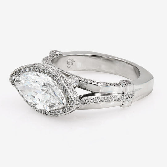 Platinum Diamond Ring For Sale