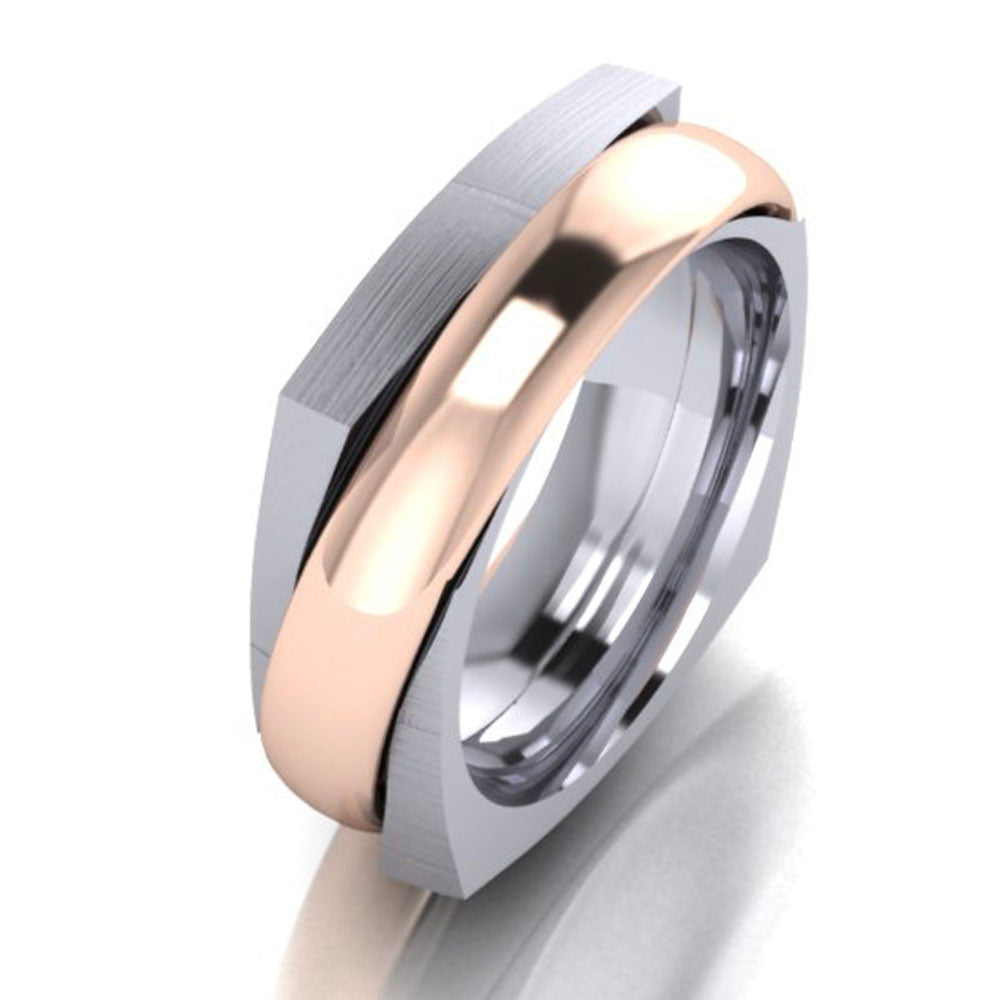 Men's Spinning Wedding Band Lester Lampert Fine Jewelry