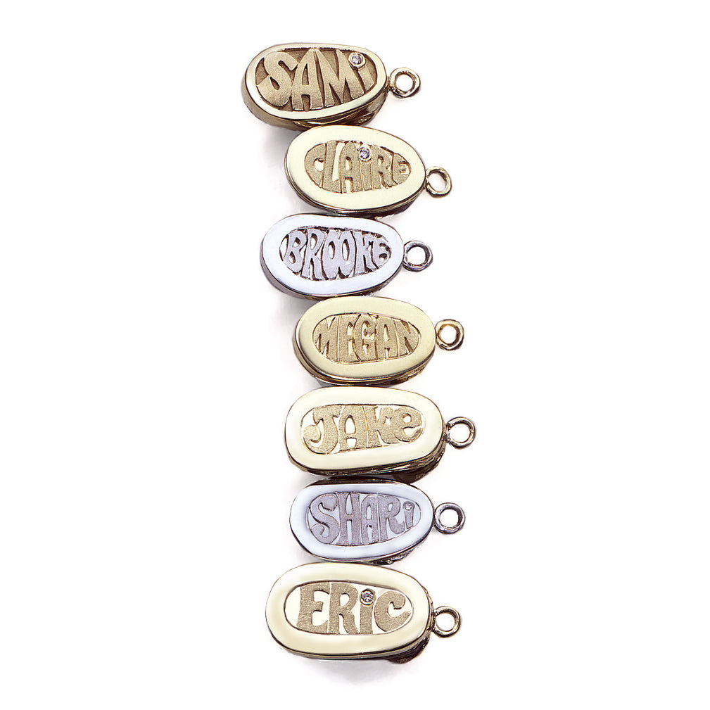 personalized gold charms