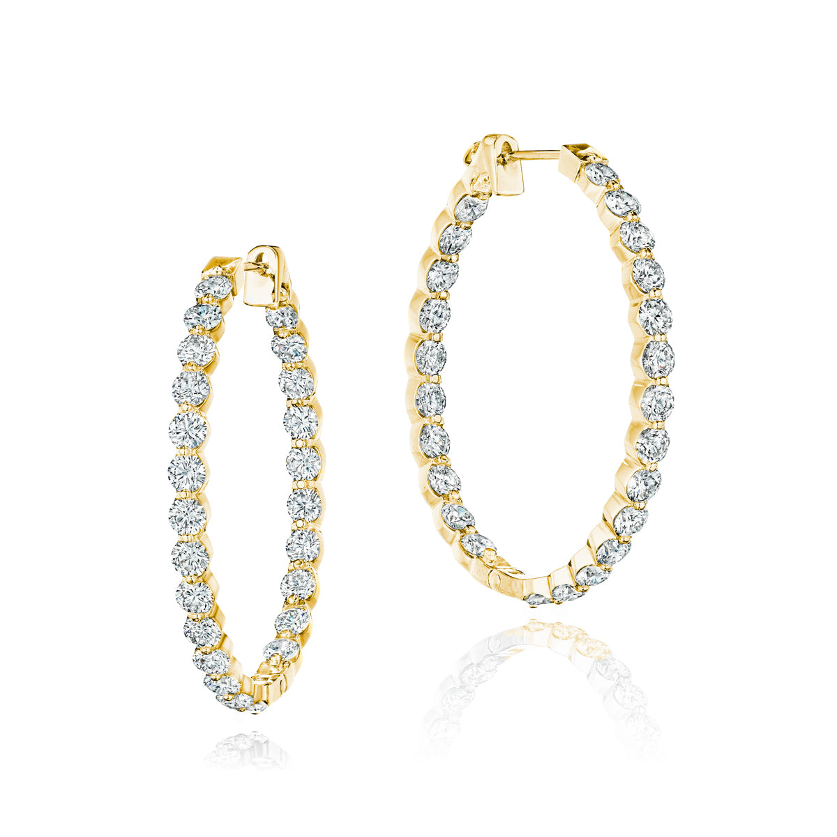 ORAC 10th Anniversary Diamond Hoop Earrings