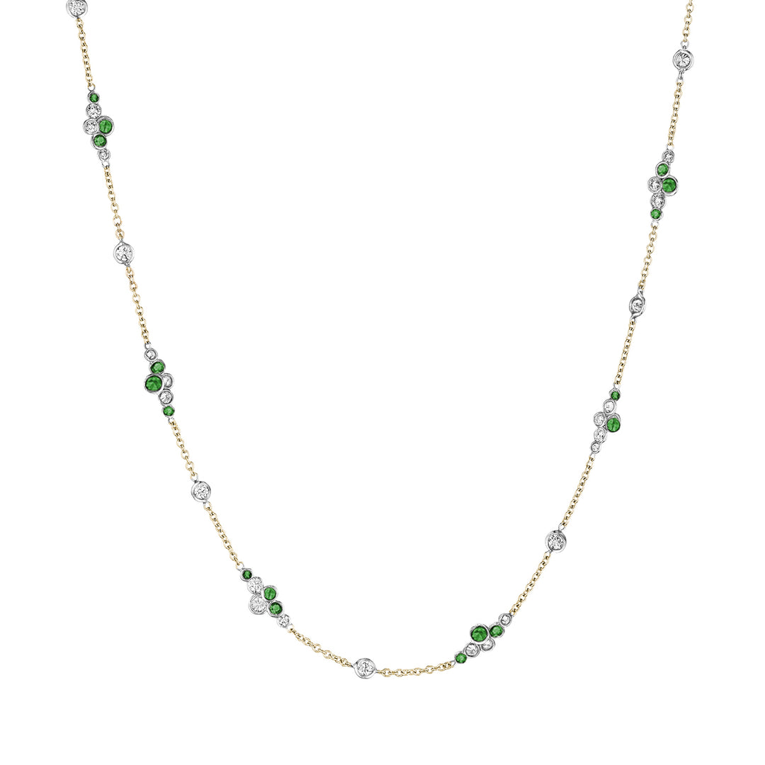 Pirouette™ Necklace with Diamonds & Gemstones
