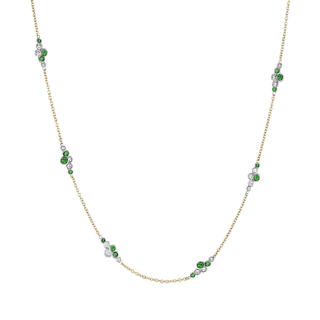 Pirouette™ Necklace with Diamonds & Gemstones
