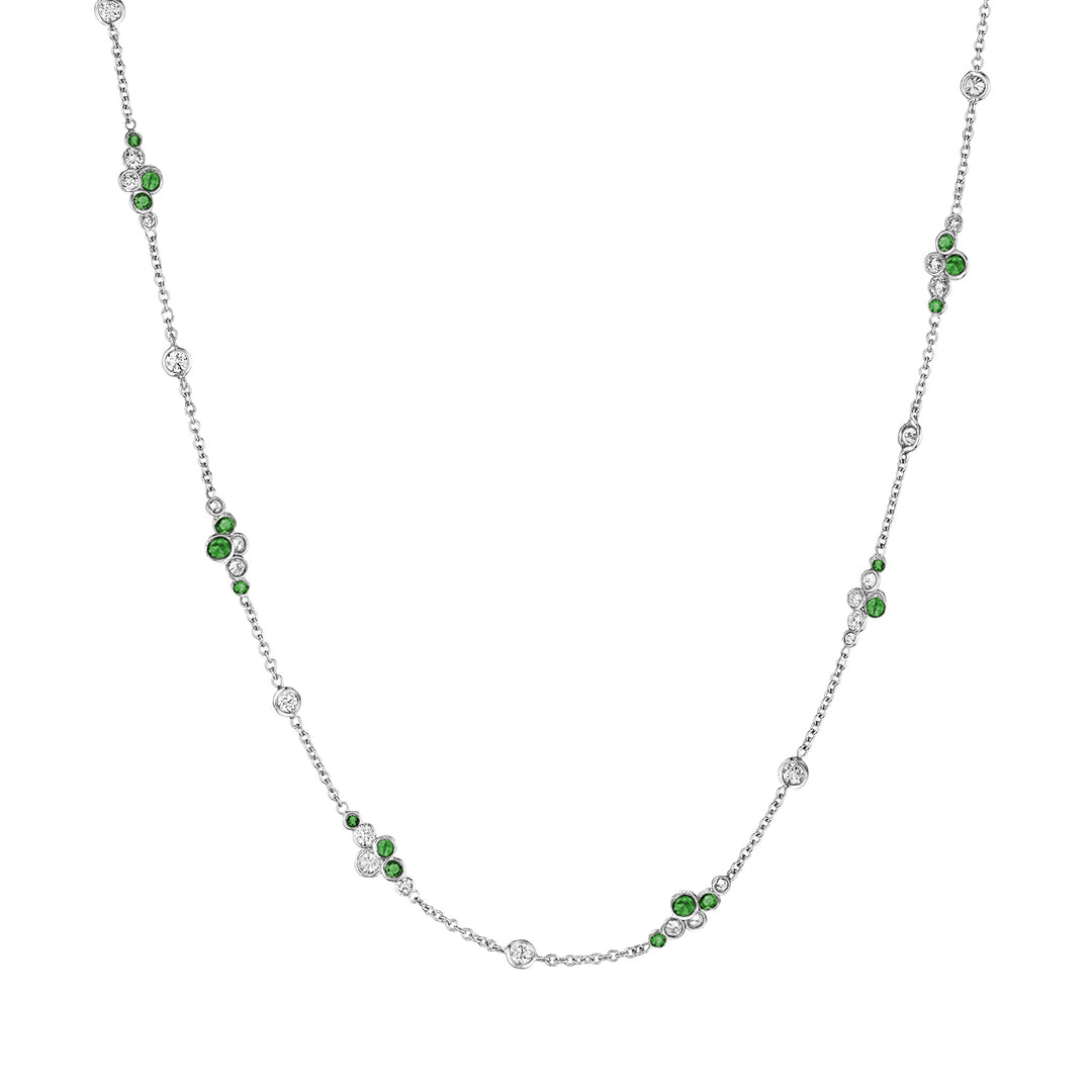 Pirouette™ Necklace with Diamonds & Gemstones