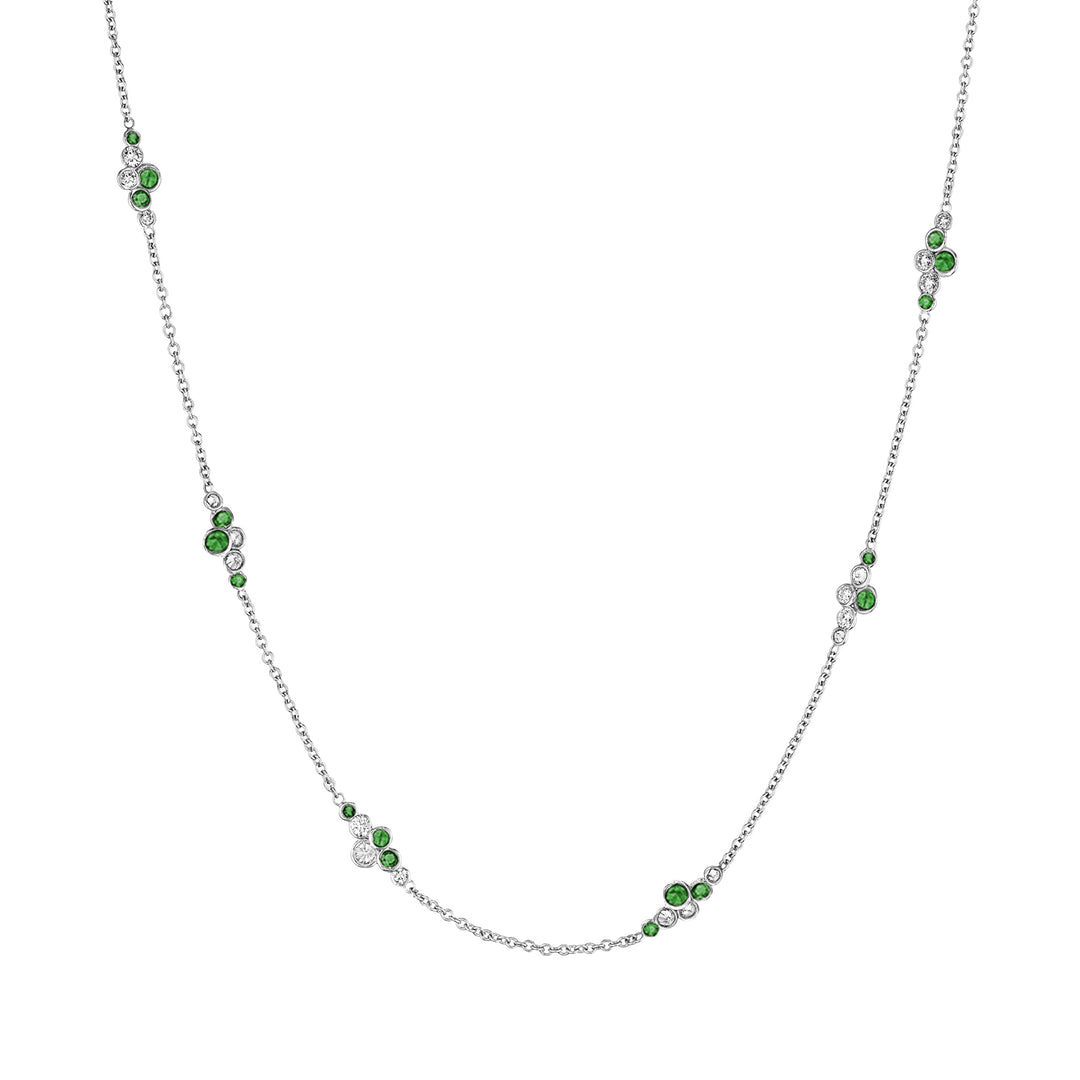 Pirouette™ Necklace with Diamonds & Gemstones