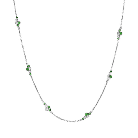 Pirouette™ Necklace with Diamonds & Gemstones
