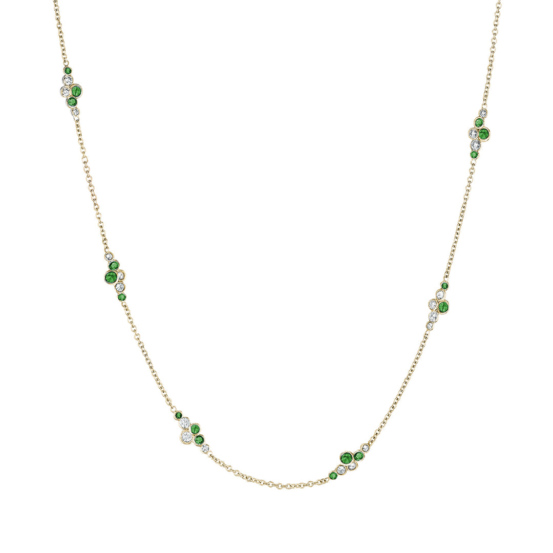 Pirouette™ Necklace with Diamonds & Gemstones