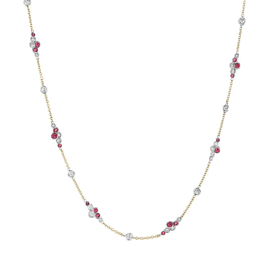 Pirouette™ Necklace with Diamonds & Gemstones