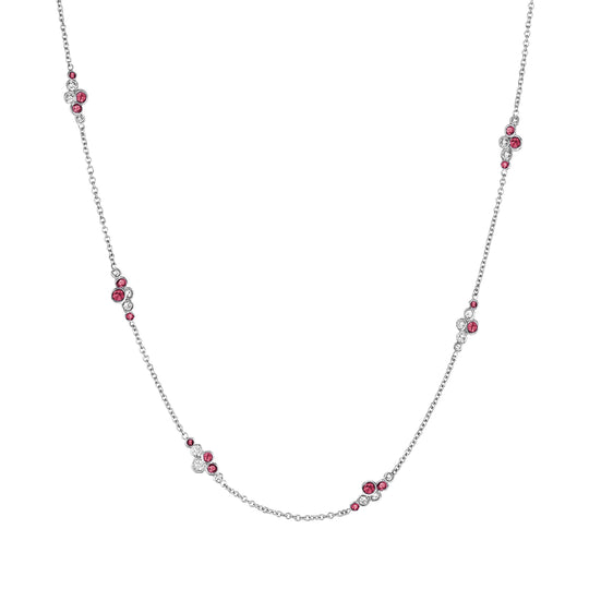 Pirouette™ Necklace with Diamonds & Gemstones