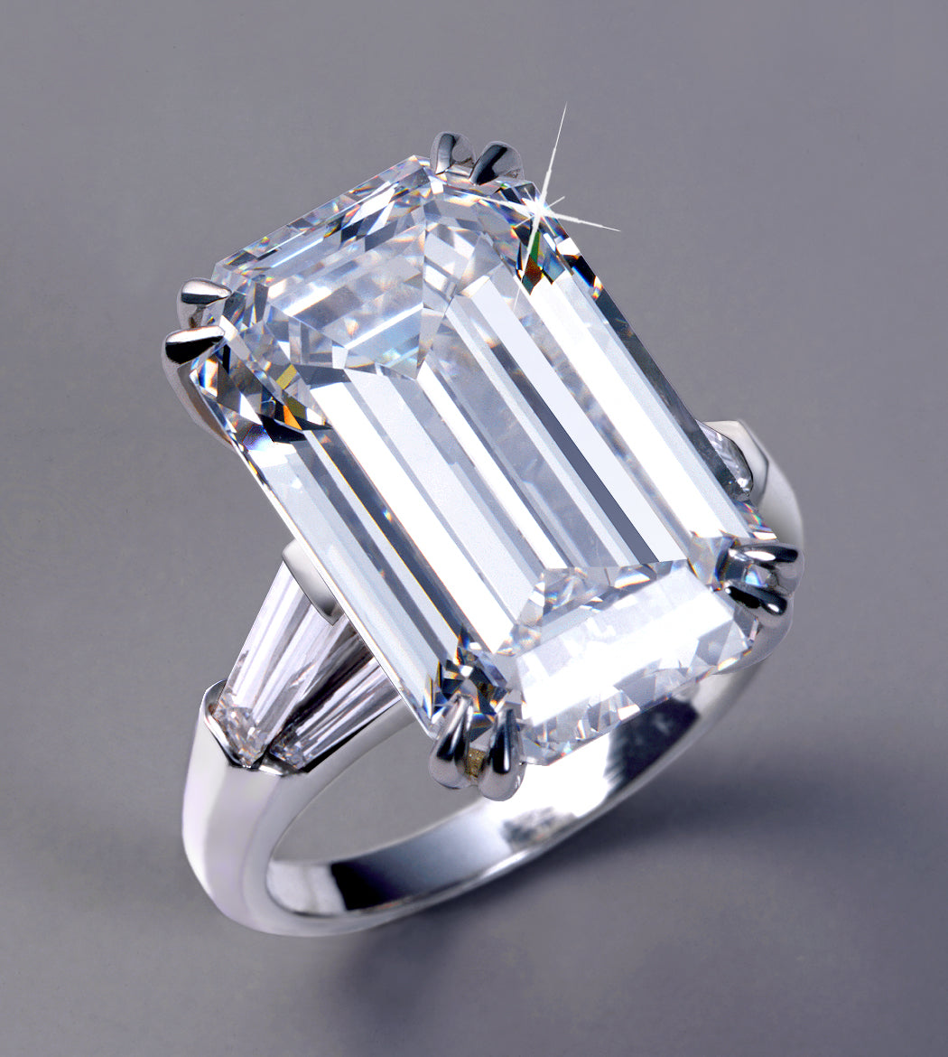 Signature™ Emerald Cut Diamond Engagement Ring – Lester Lampert