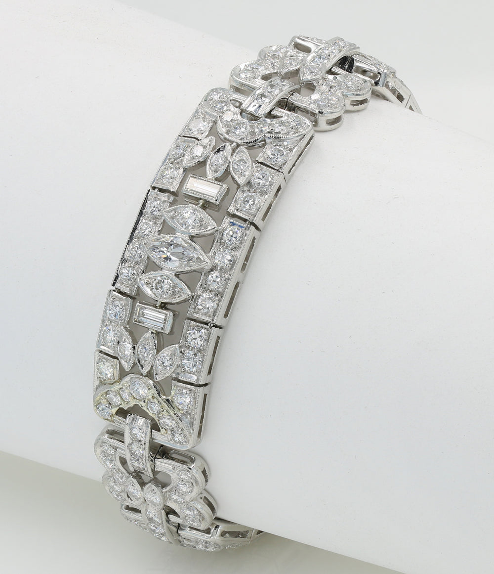 Estate Art Deco Diamond Bracelet