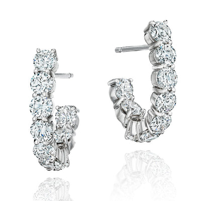 luxury women's diamond earrings