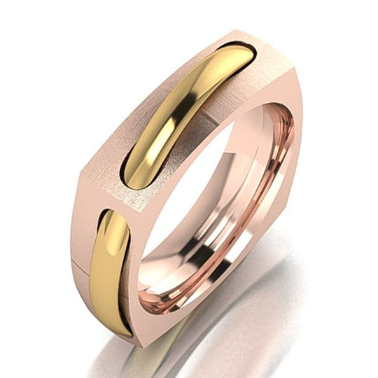Men's "Ring-in-a Ring Spinner" Wedding Band