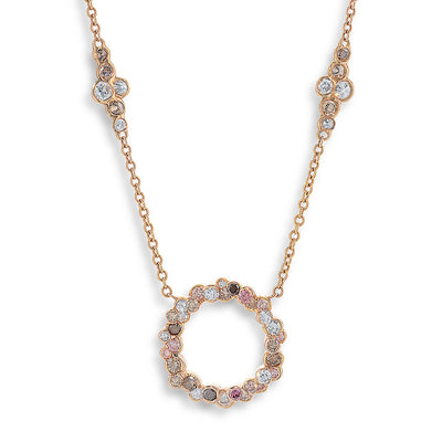 Multi-color Diamond Necklace