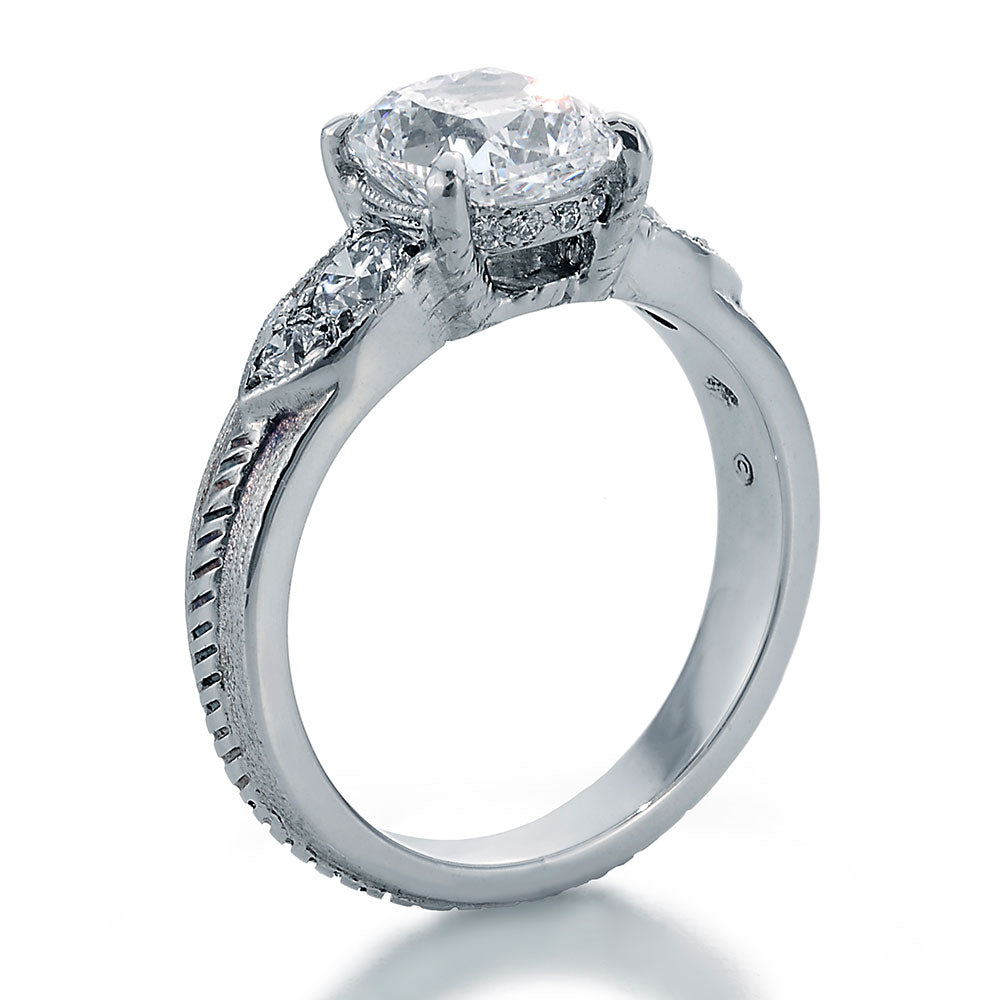 Platinum Engagement Ring For Sale