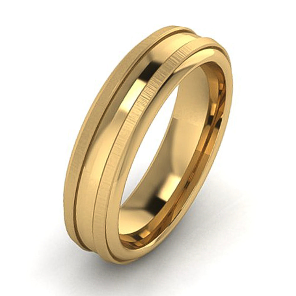 Chanel Cut Men's Wedding Band Sleek, Timeless Style – Lester Lampert