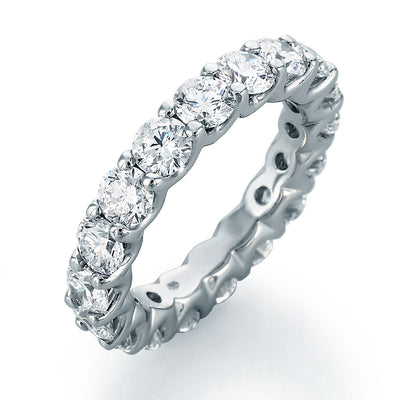 Image of SkaLLop Eternity Band with 18 Ideal Cut Round Diamonds
