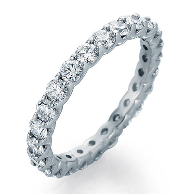 Image of SkaLLop Eternity Band with 24 Ideal Cut Round Diamonds