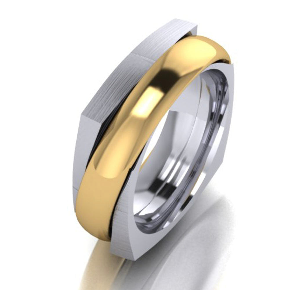 Lester Rings Men's Spinning Diamond Wedding Band – Lester Lampert