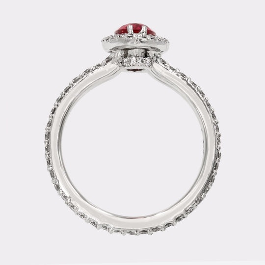 women's diamond ring with multiple diamonds