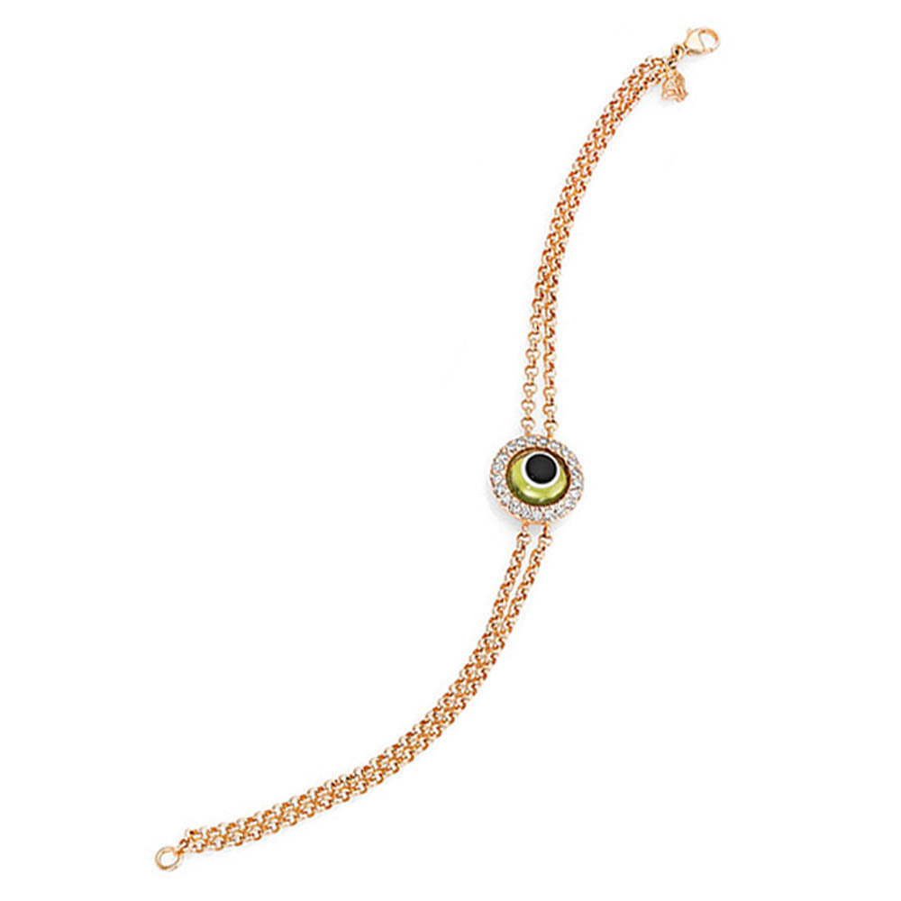 Image of Rose Gold Peridot Bracelet